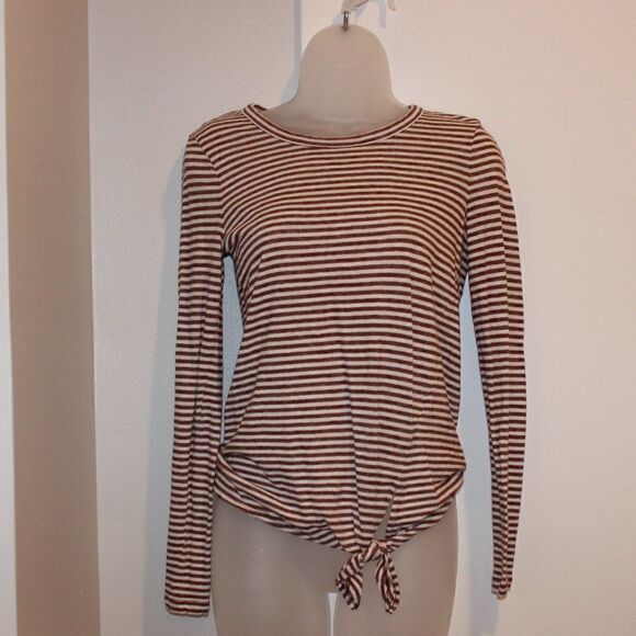 Madewell Long Sleeve Stripe Tee Size XS - Picture 3 of 9